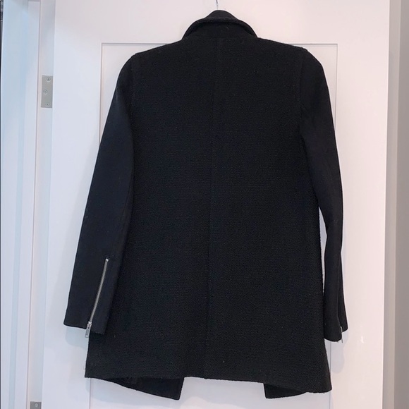 Aritzia • Wilfred Free Black Pea Coat - Picture 4 of 6